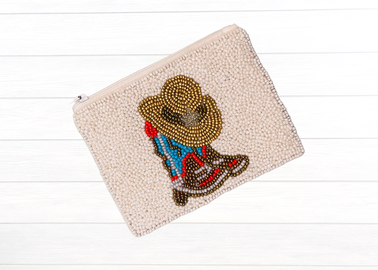 Cowboy Boots Coin Purse