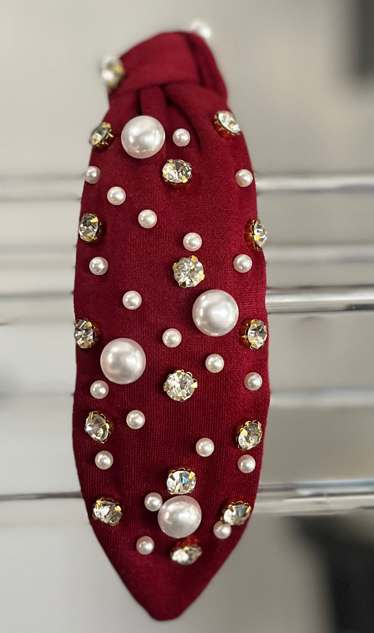 Maroon Bling Headband