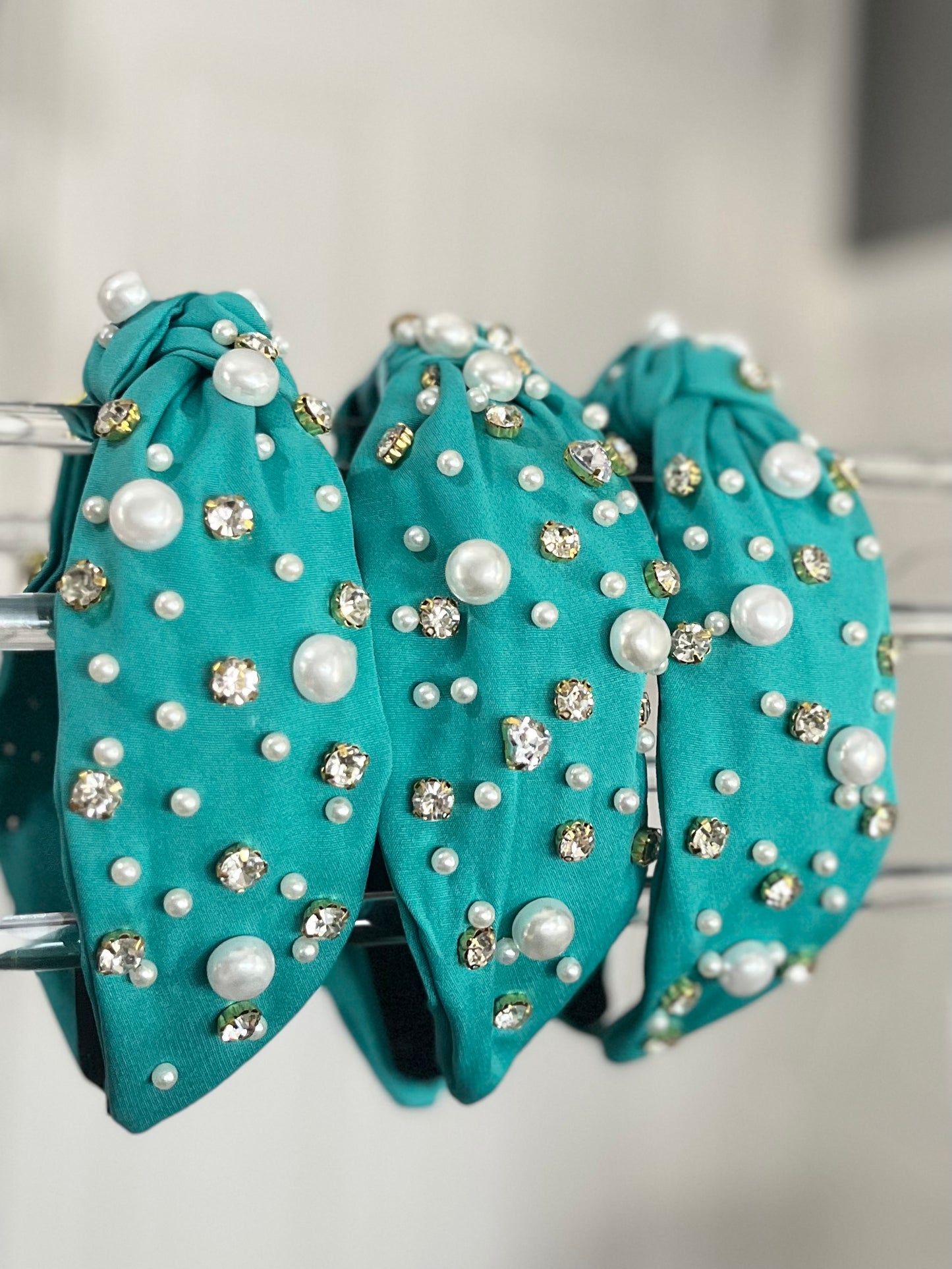 Teal Bling Headband