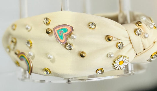 Preppy Cream Headband