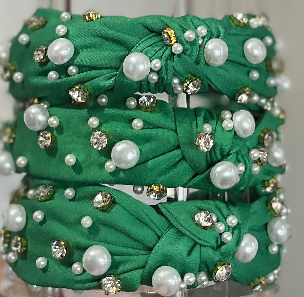 Green Bling Headband