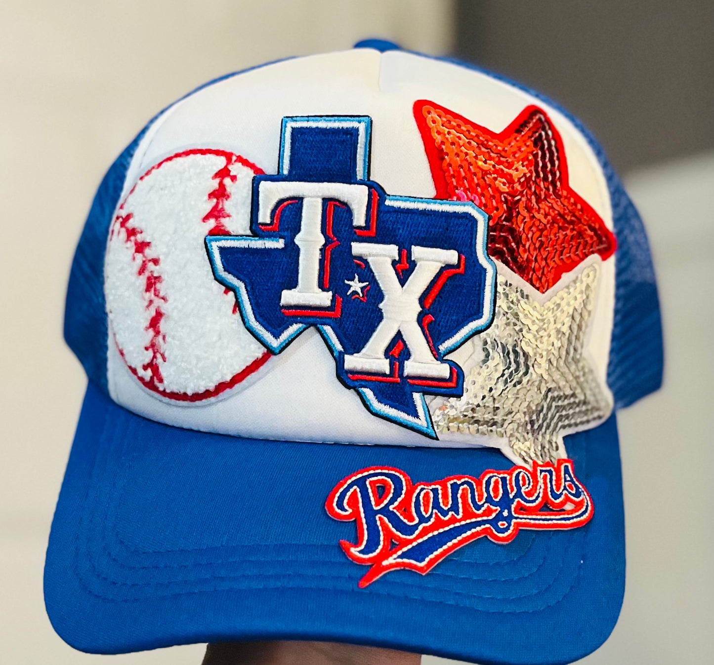 TX Rangers Trucker Hat