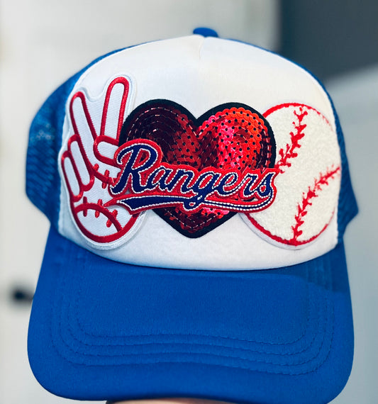 Ranger Heart trucker hat