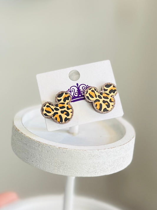 Leopard Ears studs