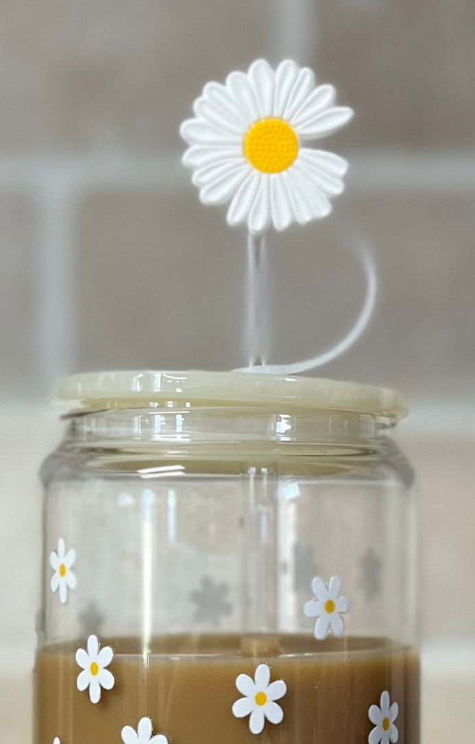 Daisy Straw Topper