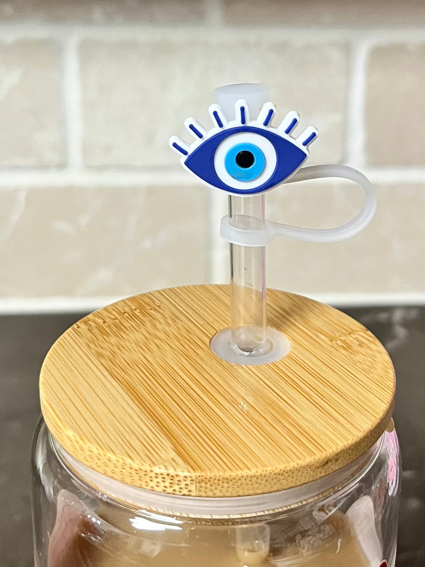 Evil Eye Straw Topper