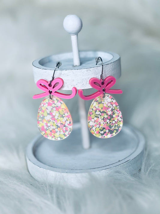 Sprinkled Easter Egg Earrings