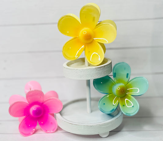 Flower Hair Clips