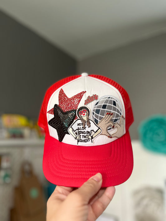 Red Swift trucker hat