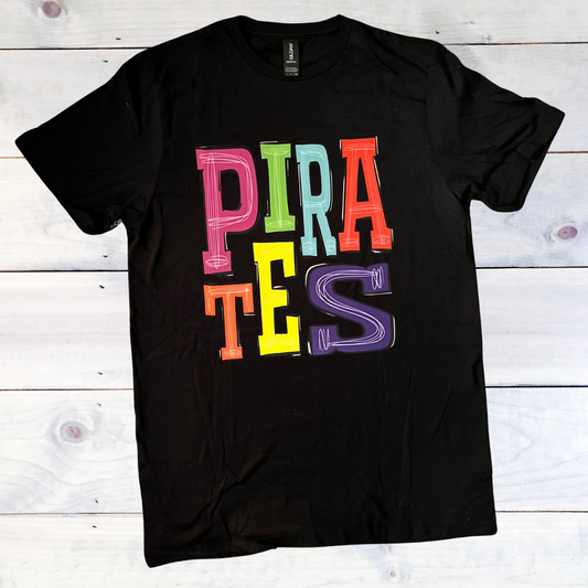 Colorful Pirates tee