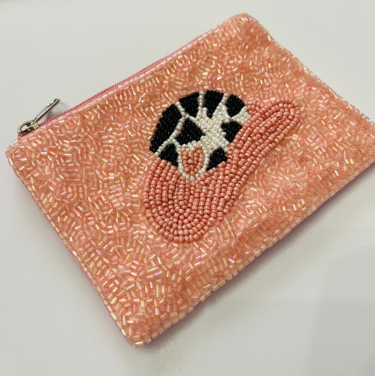 Pink Cow Hat Coin Purses